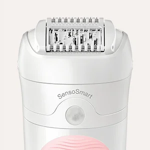 Braun Epilierer mit SensoSmart Technologie, die für eine sanfte und effektive Haarentfernung sorgt.