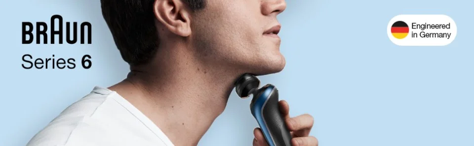 Braun Series 6. Engineered in Germany.