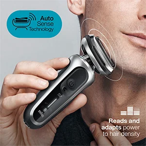 Auto sense technology. Reads and adapts power to hair density.