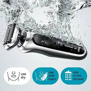 use dry, use with foam, use in the shower