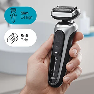 slim design, soft grip