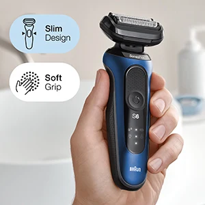 Slim design. Soft grip.