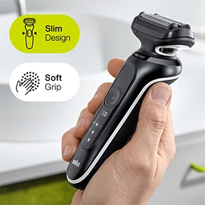 slim design, soft grip