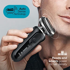 Auto sense technology. Reads and adpats power to hair density