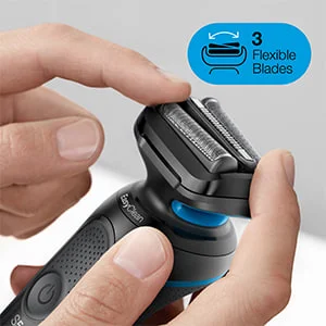 3 Flexible Blades.