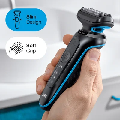 Slim design. Soft grip.