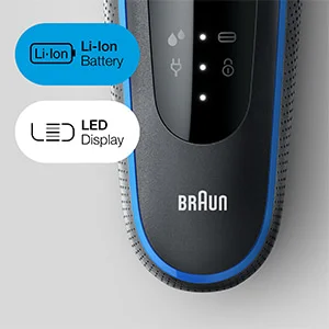 Li-ion battery. LED display.