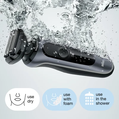 Use dry, use with foam, use in the shower