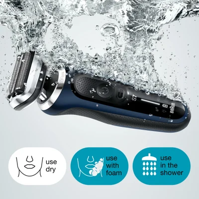 Use dry. Use with foan. Use in the shower.