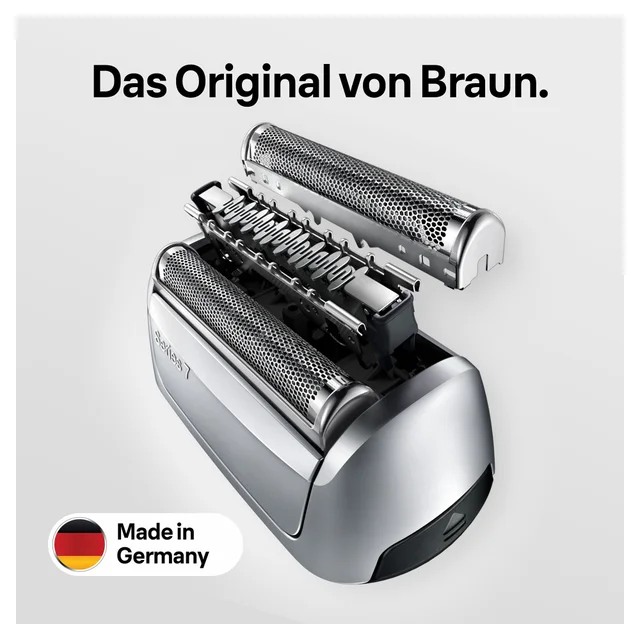 Braun Series 7 Scherkopf, Elektrorasierer, Ersatzscherteil kompatibel mit Rasierer Herren Series 7, 70S, silber, 1er Pack