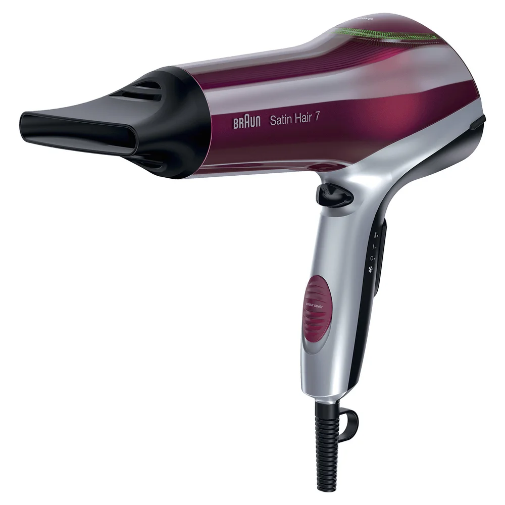 Braun Satin Hair 7 Haartrockner mit Color Saver und Diffusor Aufsatz Bild 1