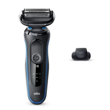 Braun Series 5 Rasierer, blau, mit Präzisionstrimmer