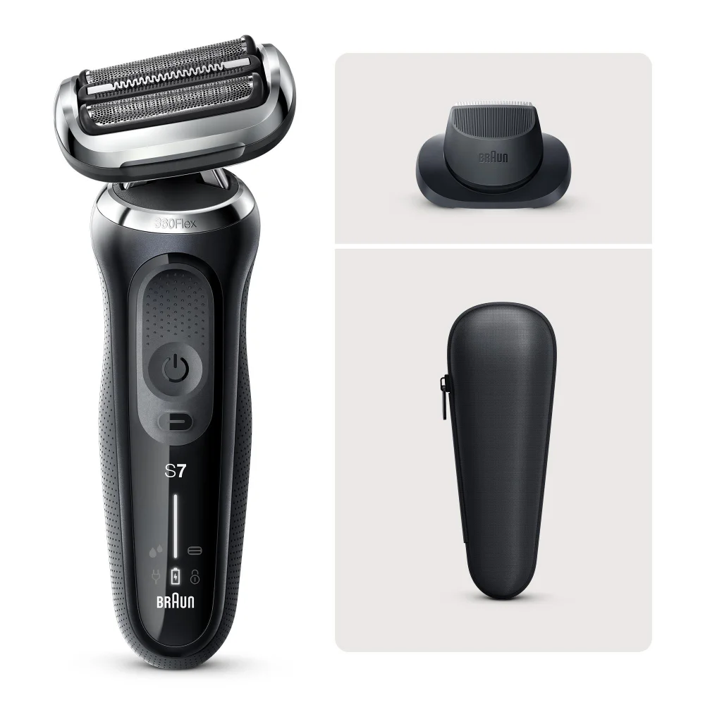 Braun Series 7 Rasierer, schwarz, mit Präzisionstrimmer Bild 1