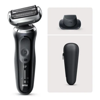 Braun Series 7 Rasierer, schwarz, mit Präzisionstrimmer