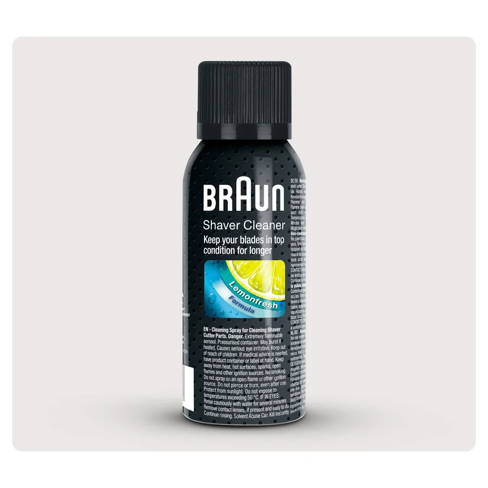 Braun Reinigungs-Spray für Rasierer-Scherteile Bild 1