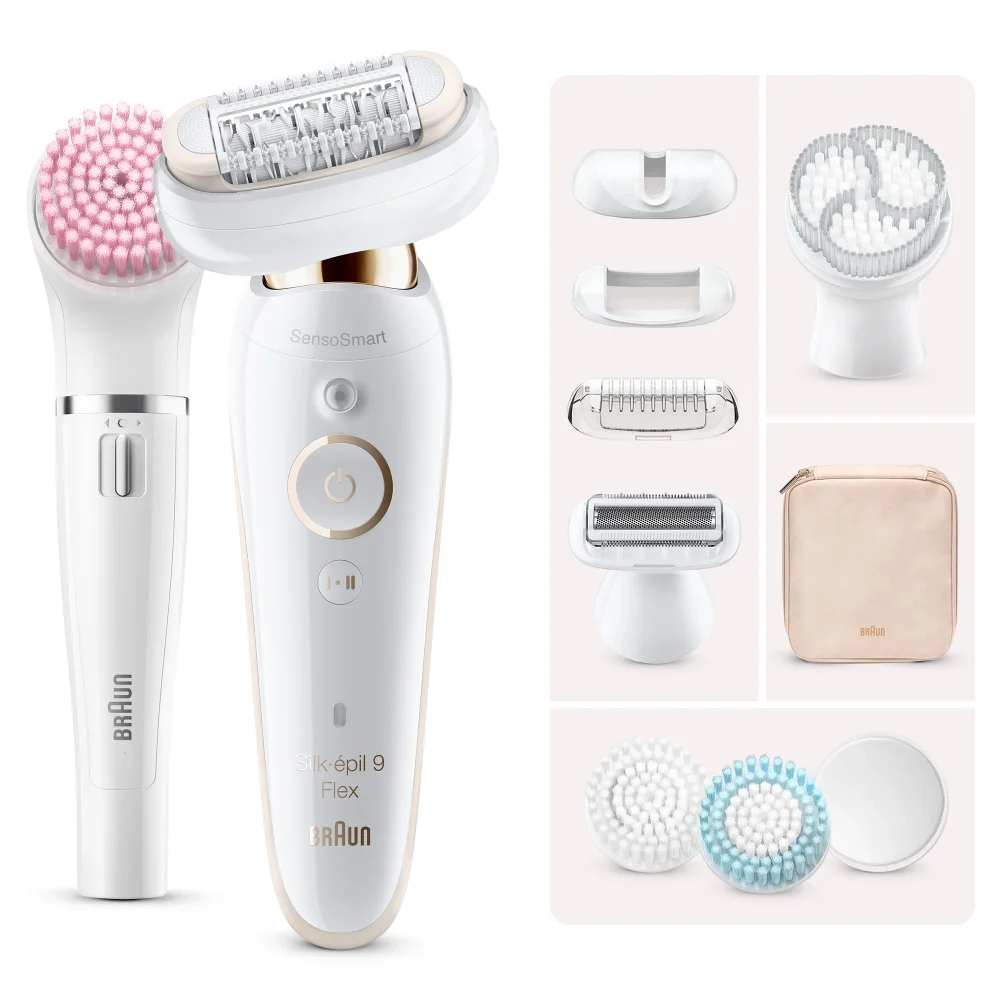Braun Silk-épil 9 Flex 9100 Beauty-Set – Epilierer mit flexiblem Kopf Bild 1
