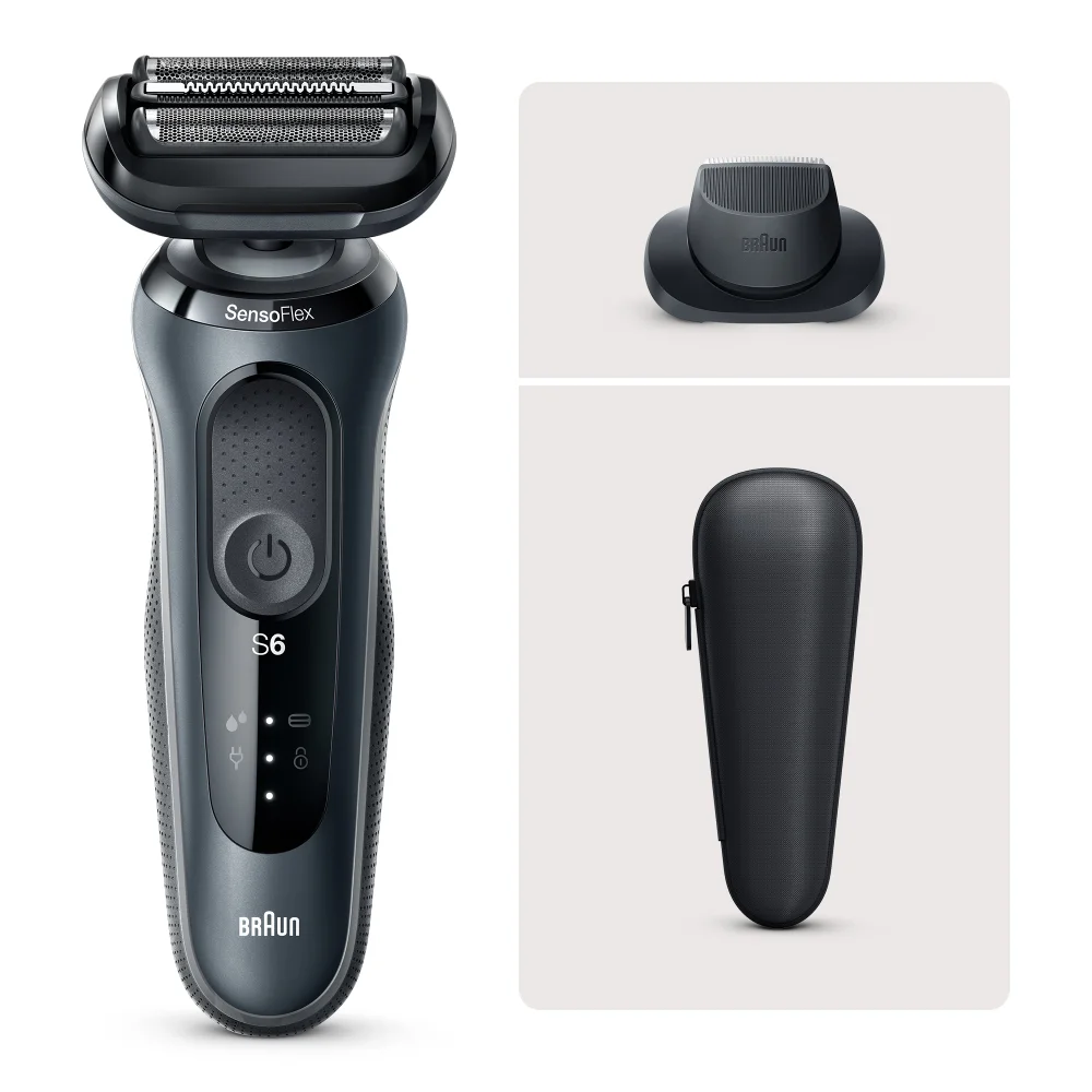Braun Series 6 Rasierer, grau, mit Präzisionstrimmer Bild 1