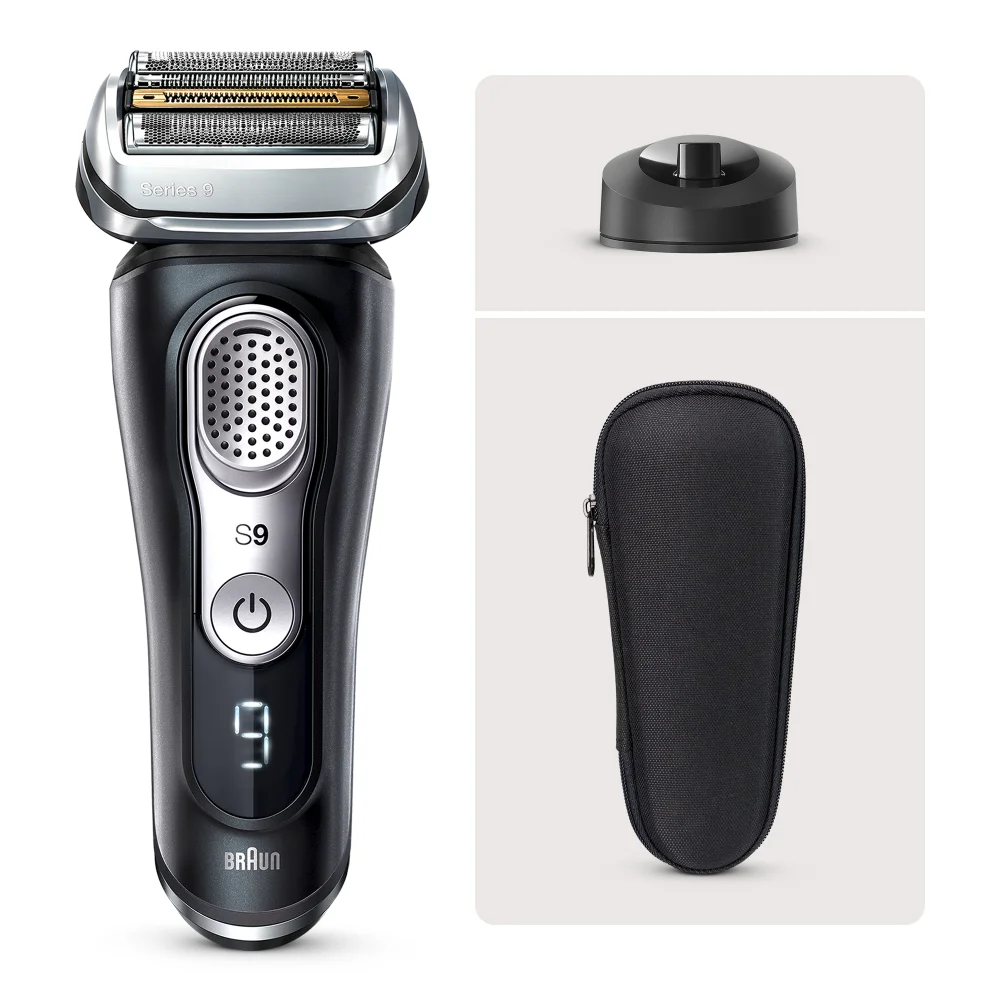 Braun Series 9 9340s Rasierer, schwarz, mit Ladestation Bild 1