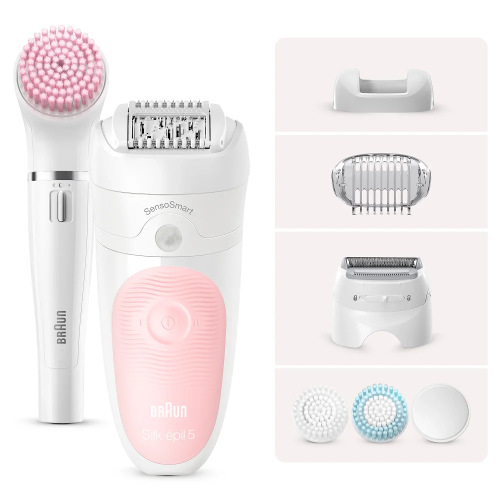 Braun Silk-épil Beauty-Set 5-895 6-in-1 Epilierer für Gesicht & Körper Bild 1