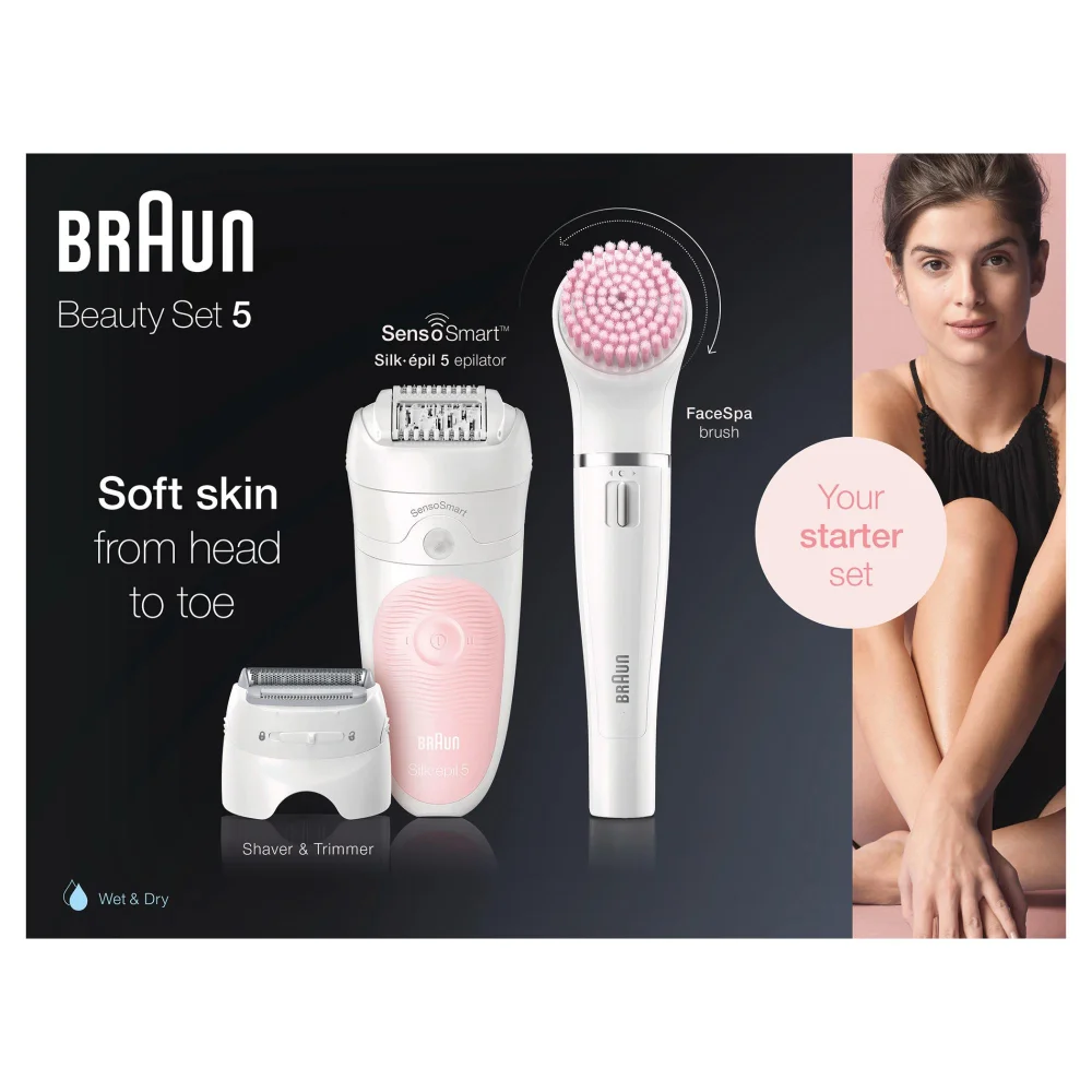 Braun Silk-épil Beauty-Set 5-895 6-in-1 für Damen