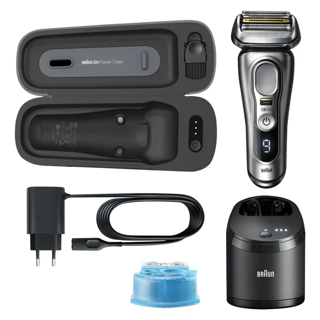 Rasoir Braun Series 9 Pro et étui de charge S9 Power Case.