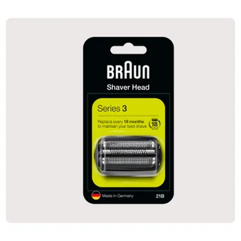 Braun Series 3 21 B Elektrorasierer Scherkopf in Schwarz