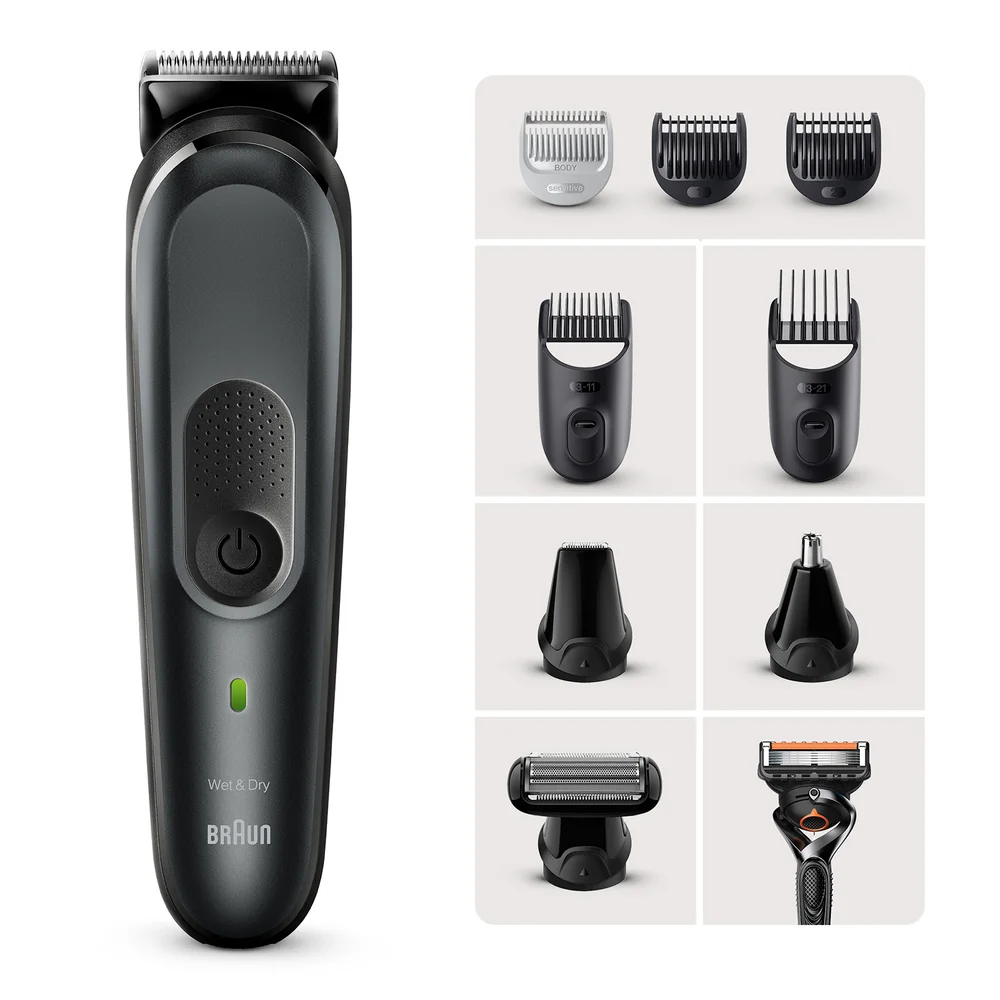 Braun Multi-Grooming-Kit 7 MGK7331, 10-in-1-Barttrimmer für Herren Bild 1