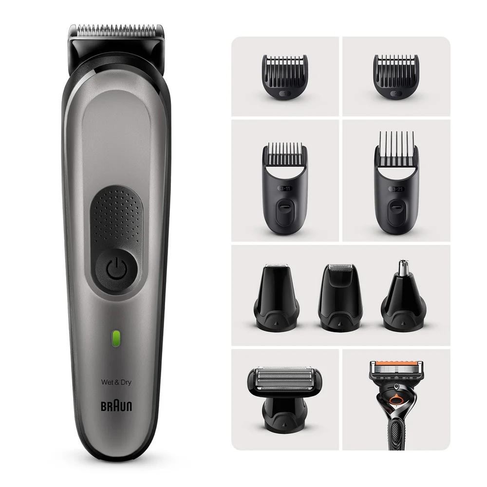 Braun Multi-Grooming-Kit 7 MGK7320, 10-in-1-Barttrimmer für Herren Bild 1