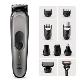 Braun Multi-Grooming-Kit 7 MGK7320, 10-in-1-Barttrimmer für Herren