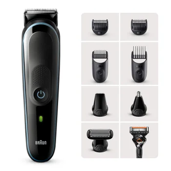Braun Multi-Grooming-Kit 5 MGK5380, 9-in-1-Barttrimmer für Herren