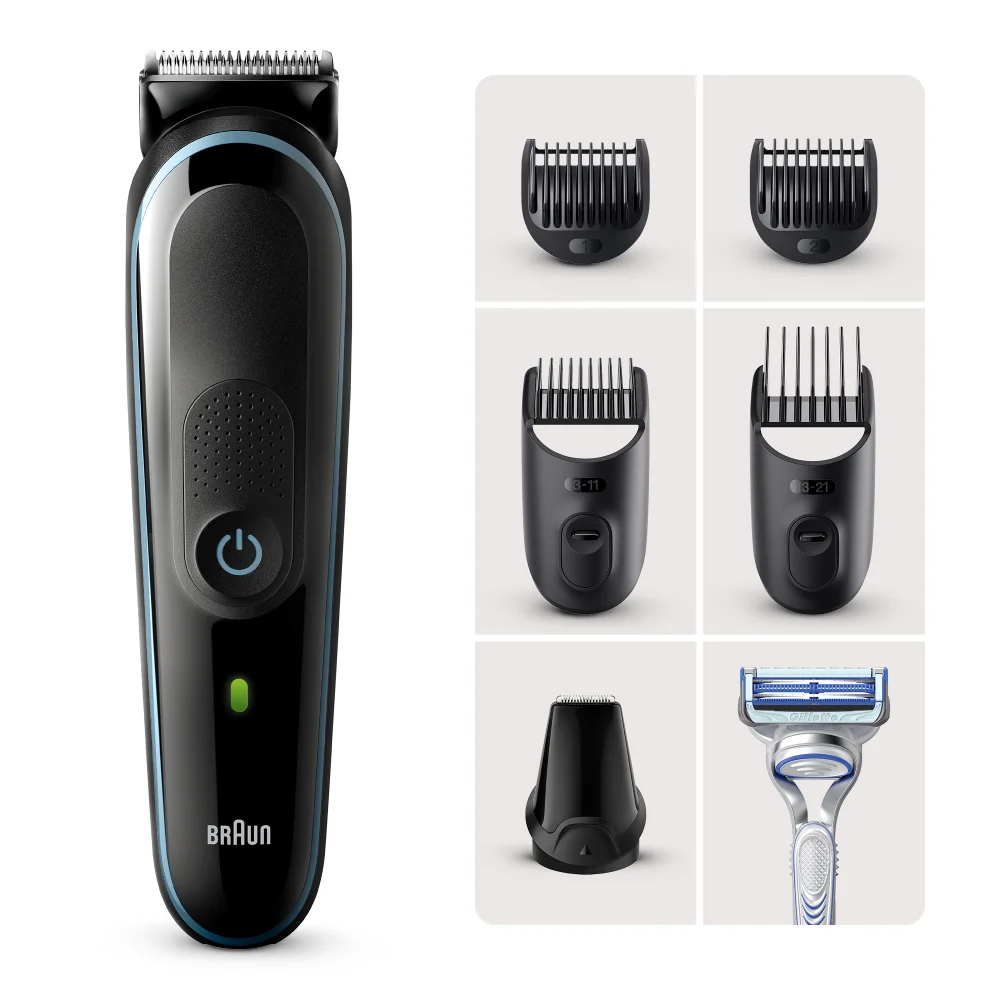 Braun Multi-Grooming-Kit 3 MGK3342, 7-in-1 Barttrimmer für Herren Bild 1