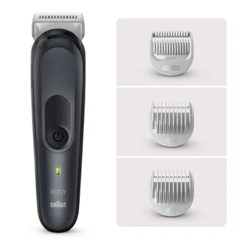 Braun Bodygroomer 3 BG3350, Körperpflege- und Haarentfernungs-Gerät für Herren