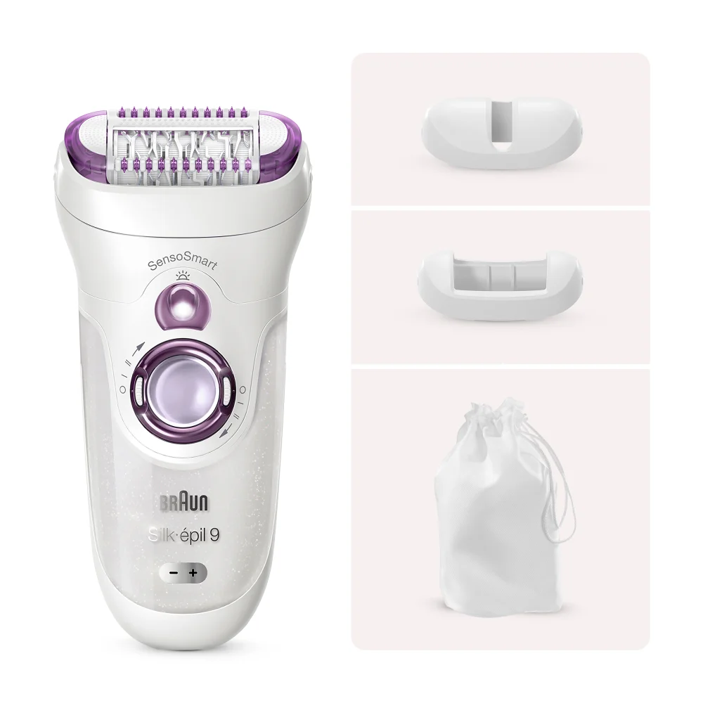 Braun Silk-épil 9 9-700 Epilator, White/Purple Bild 1