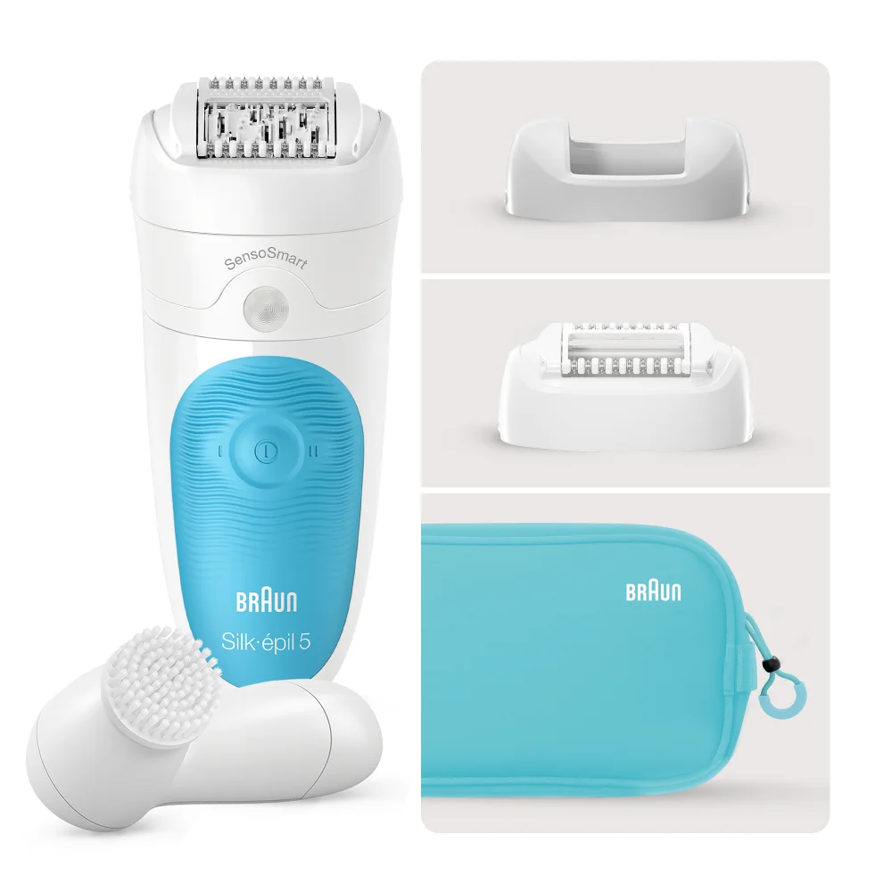 Braun Silk-épil 5 5/545 GS Epilator in weiß/blau Bild 1