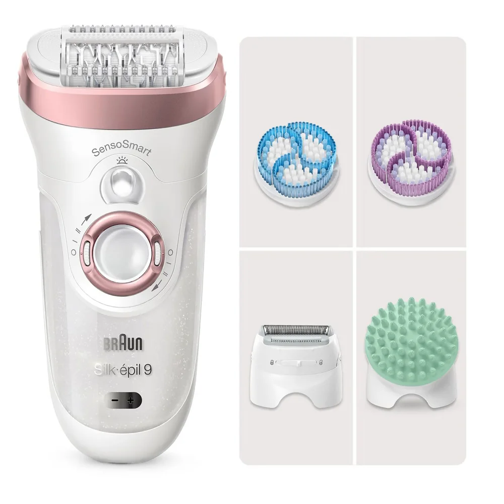 Braun Silk-épil 9 9-990 SkinSpa SensoSmart Epilierer, Roségold Bild 1