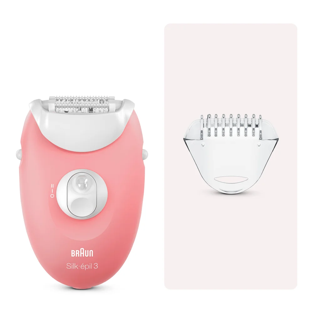 Braun Silk-épil 3 3-176 Epilierer, weiß/rosa Bild 1
