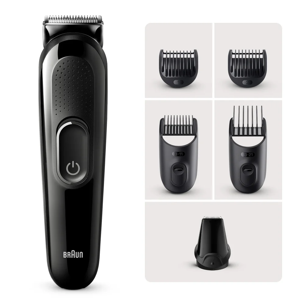 Braun All-in-one Trimmer 3 MG3335, Black/Blue Bild 1