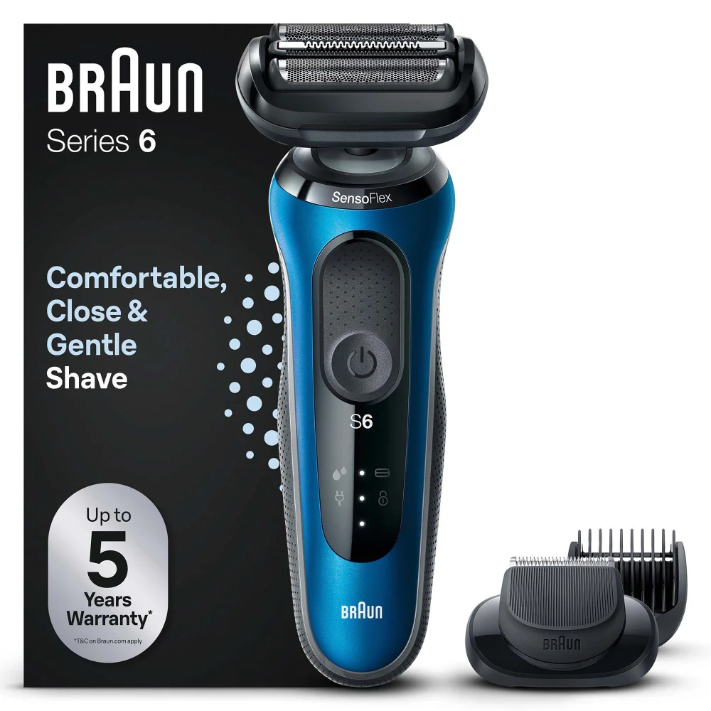Braun Series 6 61-B1500s Elektrorasierer mit Barttrimmer Bild 1