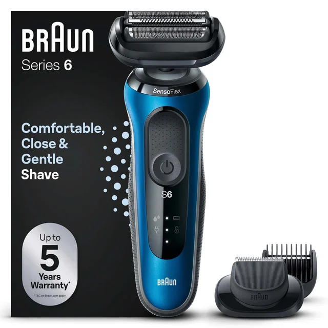 Braun Series 6 61-B1500s Elektrorasierer mit Barttrimmer