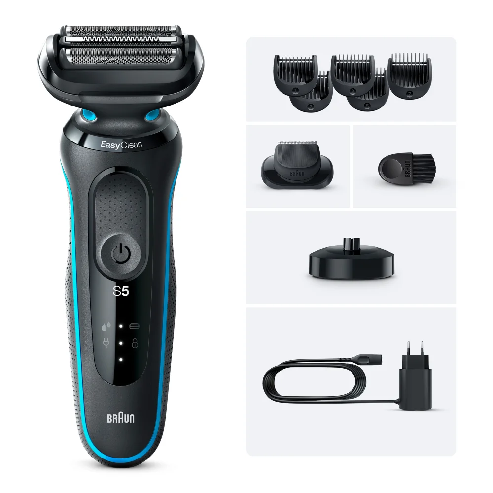 Braun Series 5 51-M4500cs Elektrorasierer mit Barttrimmer, Ladestation Bild 1