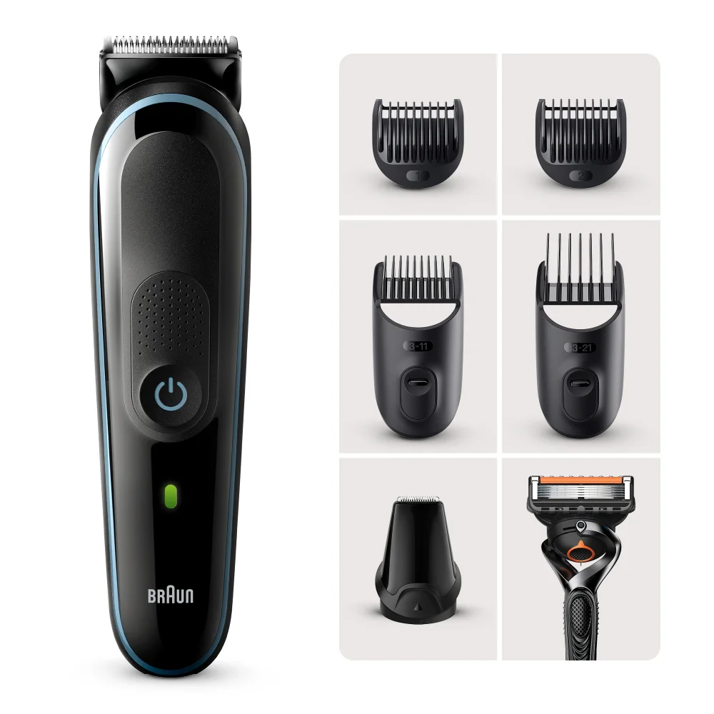 Braun Multi-Grooming-Kit 5 MGK5345, 7-in-1 Barttrimmer und Haarschneider für Herren Bild 1