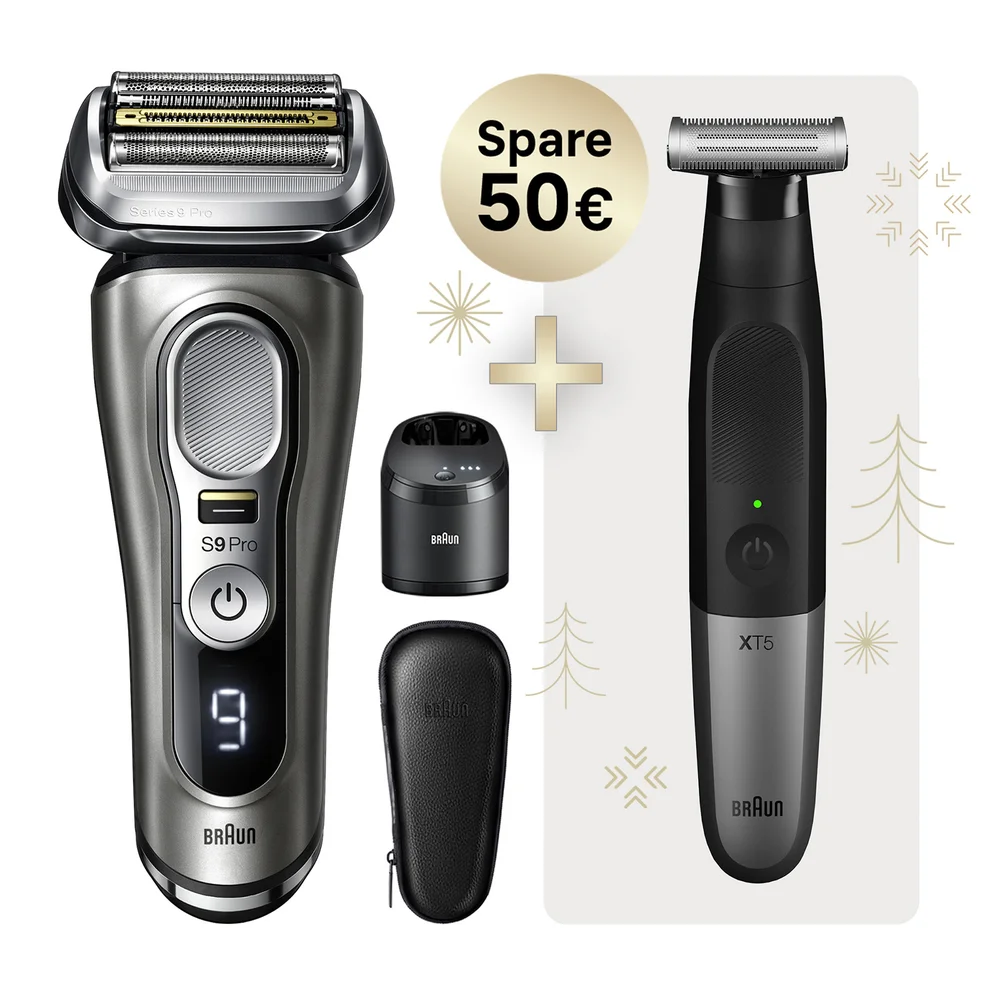 Braun Series 9 Pro 9465cc Elektrorasierer für Herren | Mit dem Braun Series XT5100 Bild 1