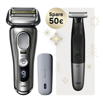 Braun Series 9 Pro 9425s Elektrorasierer für Herren | Mit dem Braun Series XT5100 als exlusives Weihnachtsangebot