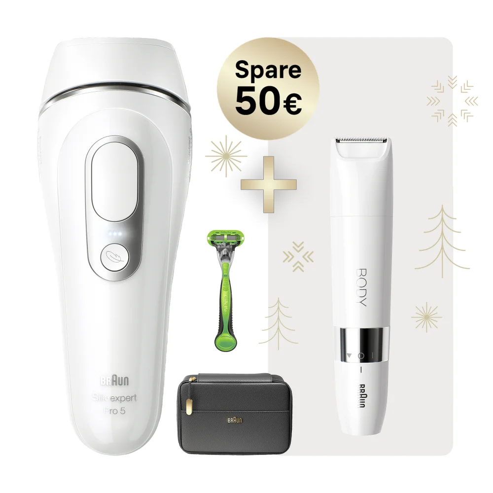 Braun Silk-Expert Pro 5 PL5145 IPL with Braun Body Mini Trimmer BS1000 Bild 1