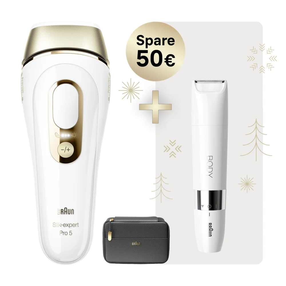 Braun Silk-Expert Pro 5 PL5140 IPL |Mit dem Braun Body Mini Trimmer BS1000 als exlusives Weihnachtsangebot Bild 1