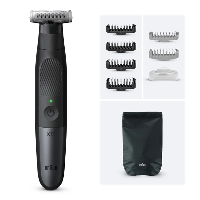 Braun Series 5 XT5 Trimmer/Rasierer mit Aufsätzen für Trimmen, Stylen, Rasieren. „One Tool“.