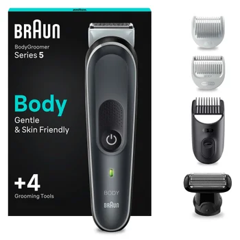 Braun Bodygroomer Series 5 5360, mit 4 Pflegewerkzeugen