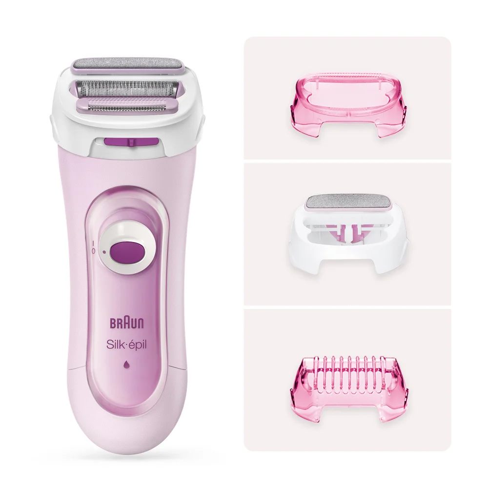Silk-épil Lady Shaver 5-360 In Pink - 3-In-1 Bild 1