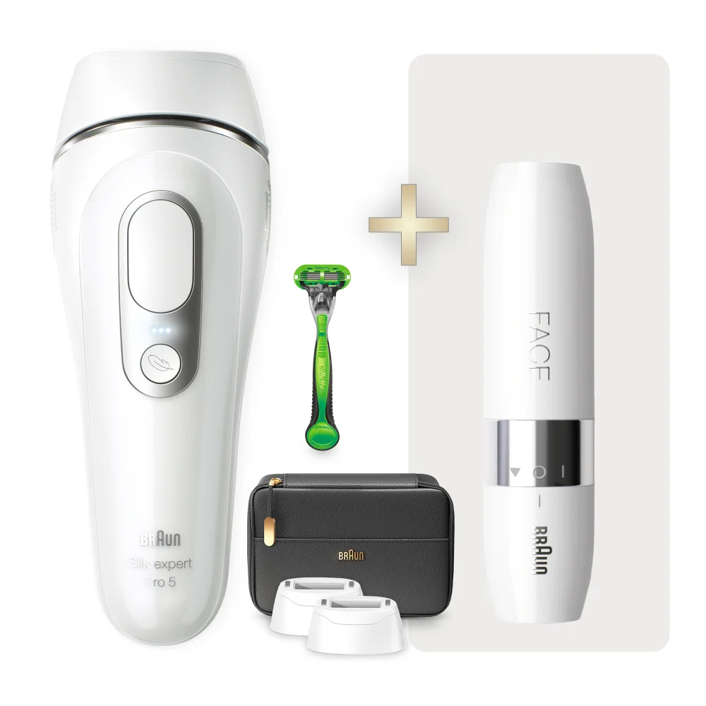 Braun IPL Silk-expert Pro 5 PL5145 | Mit dem Braun Mini-Gesichtshaarentferner FS1000 als exklusives Muttertagsangebot Bild 1