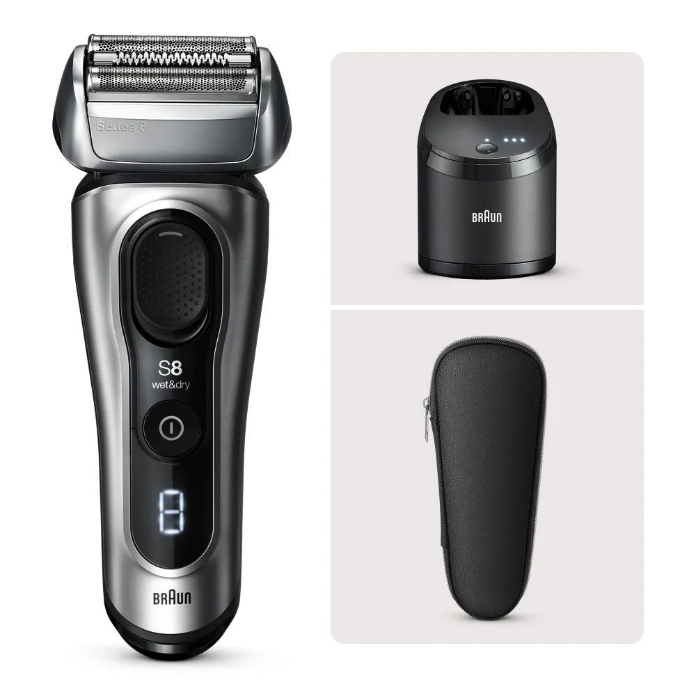 Braun Series 8 8567cc Elektrorasierer, Silber Bild 1